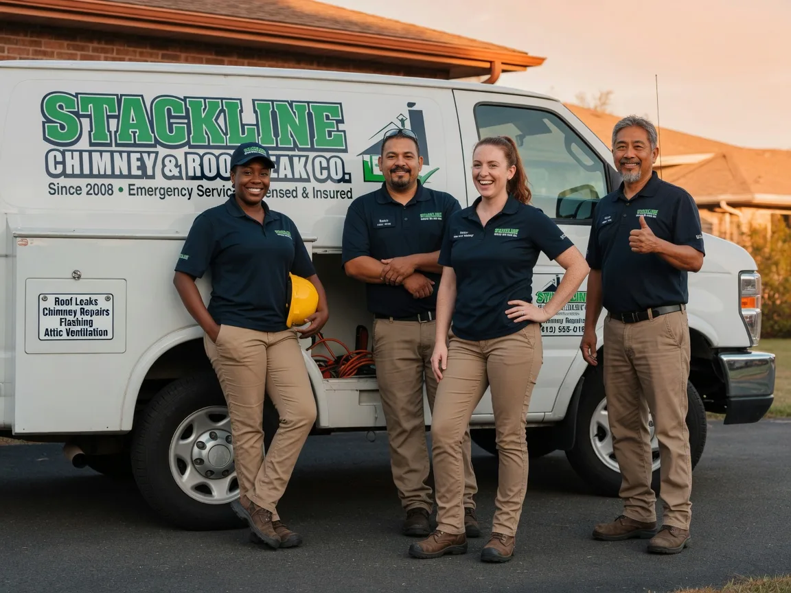 Chimney flashing repair company in Frederic, MI